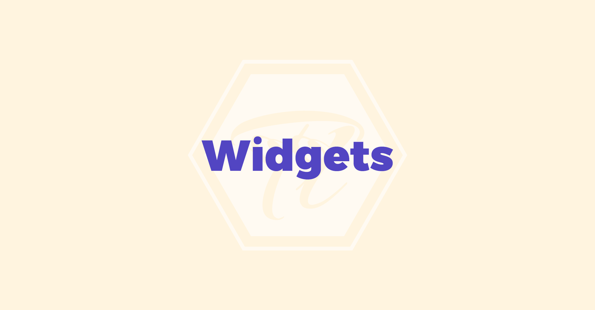 widgets 1 1